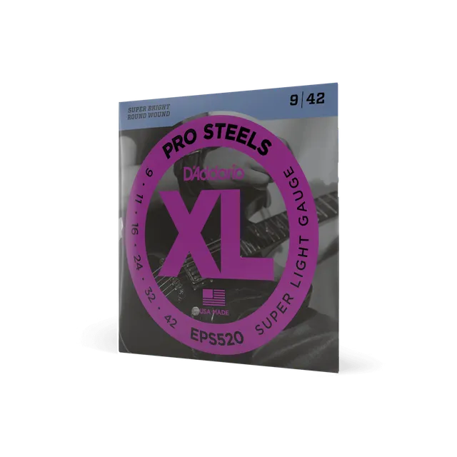 d-addario-xl-prosteels-09-42-super-light-e-gitarren-saiten-edelstahl image 1