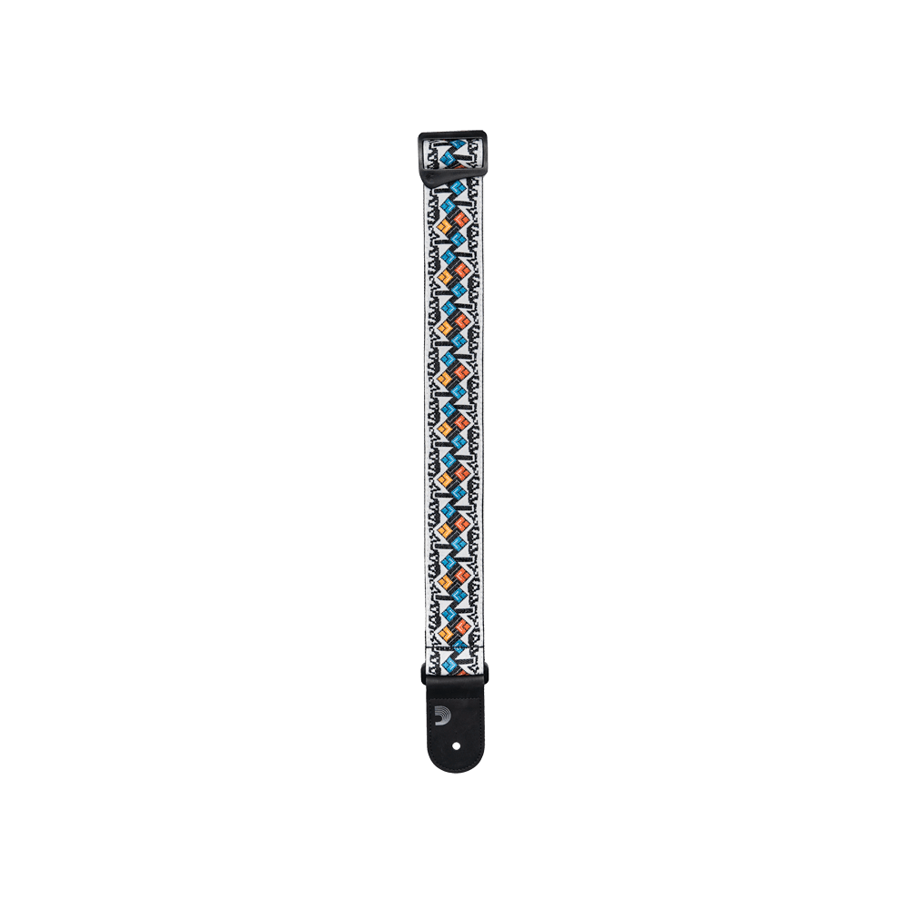 d-addario-eco-woven-gitarrengurt-white image 3