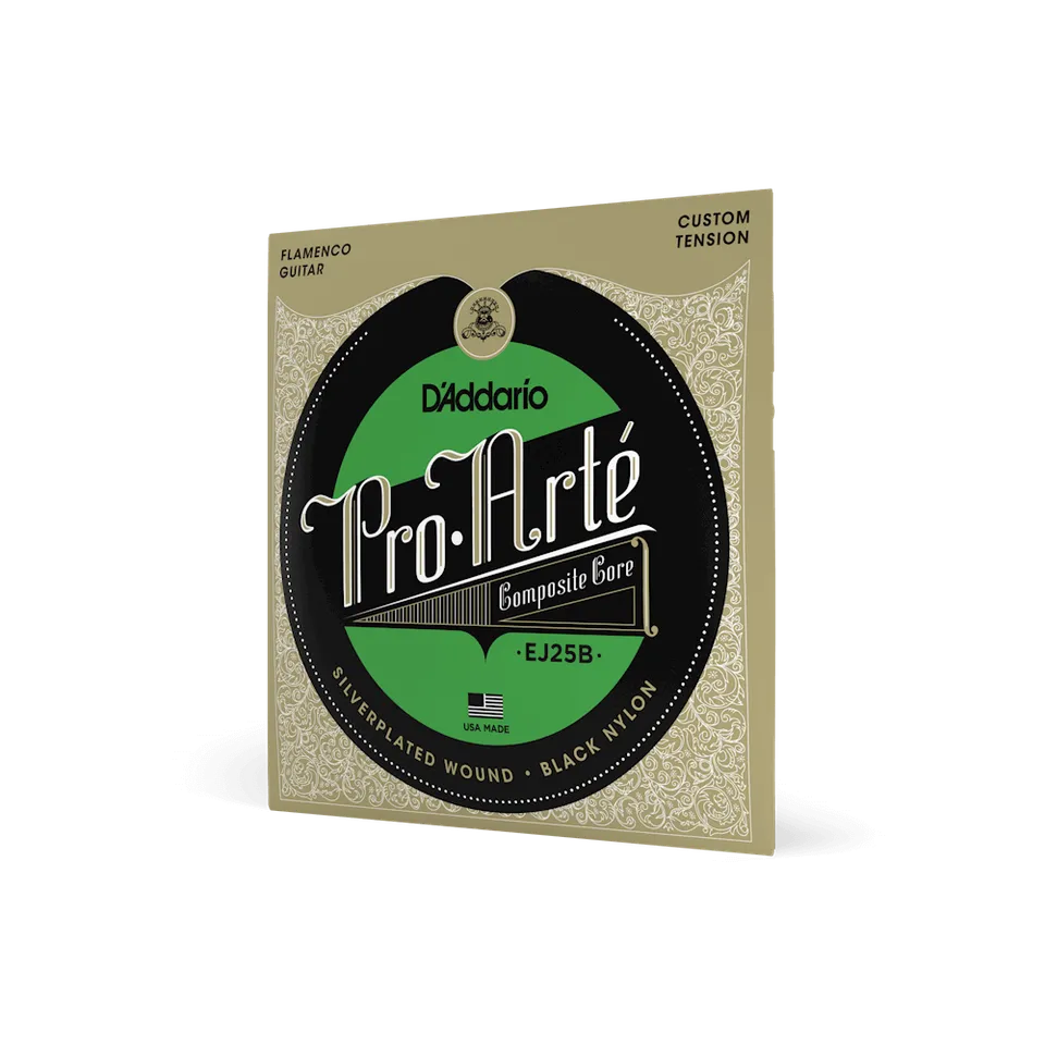 d-addario-pro-art-composite-ej25b-black-nylon-flamenco-klassikgitarrensaiten image 1