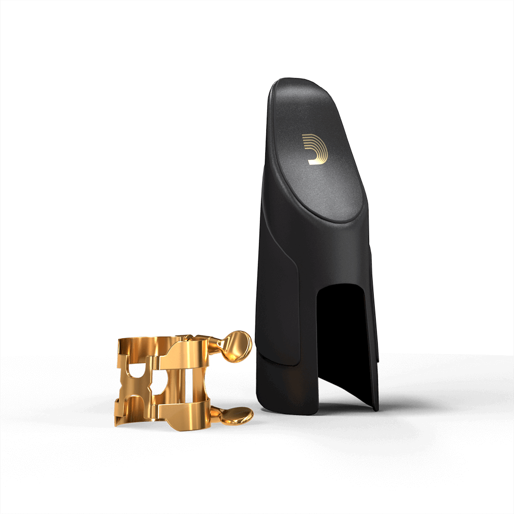 d-addario-rico-h-ligature-sopran-saxophon-blattschraube-mit-kappe image 1