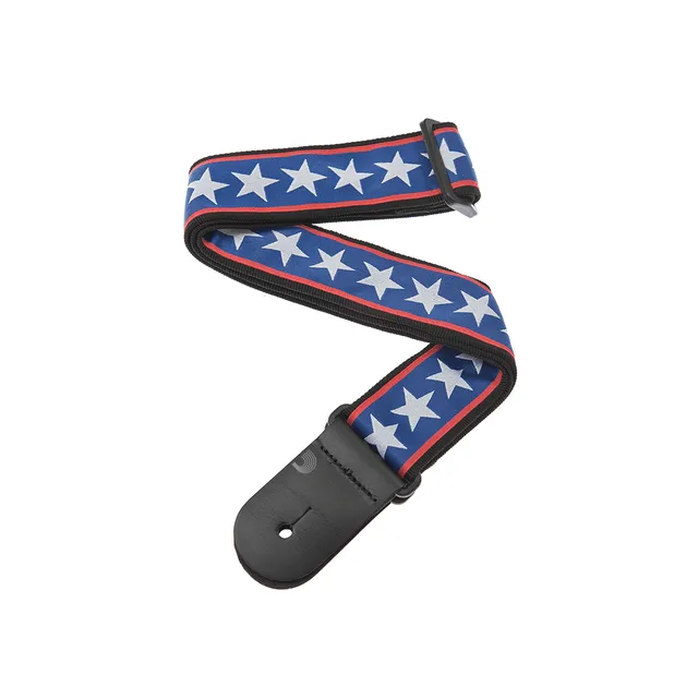 d-addario-woven-gitarrengurt-stars-stripes-usa-design-gurtband image 1