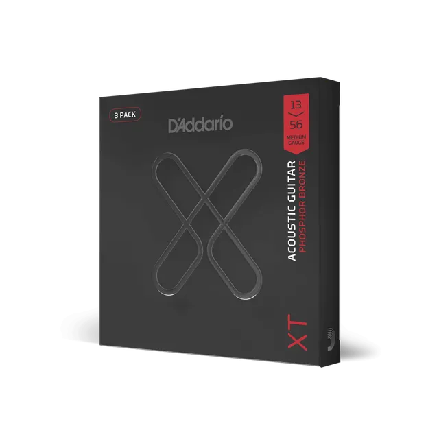 d-addario-xt-phosphor-bronze-akustik-gitarrensaiten-13-56-medium-coated image 1