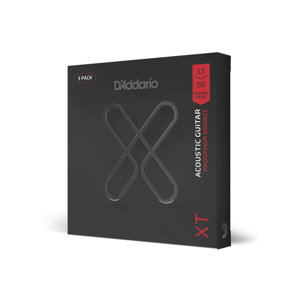 d-addario-xt-phosphor-bronze-akustik-gitarrensaiten-13-56-medium-coated image 1