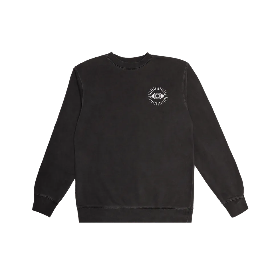 d-addario-all-seeing-eye-sweatshirt-vintage-washed-oversize-sweatshirt image 1