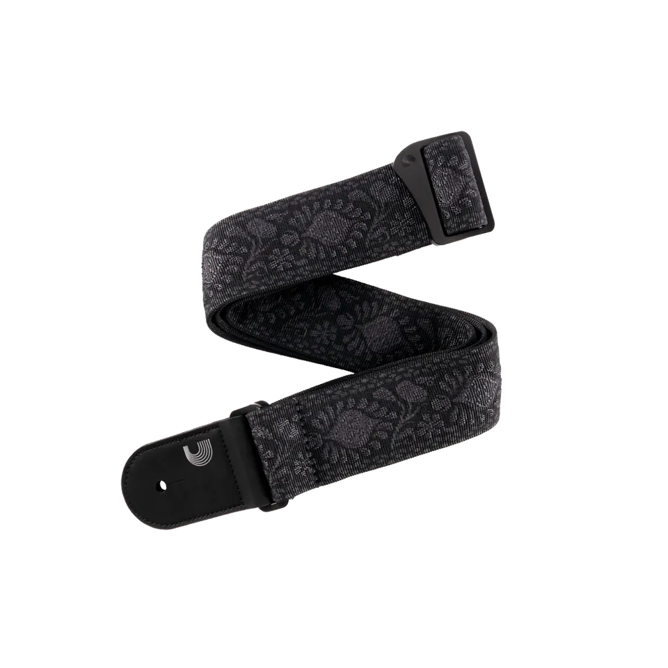 d-addario-woven-gitarrengurt-monterey-black image 1