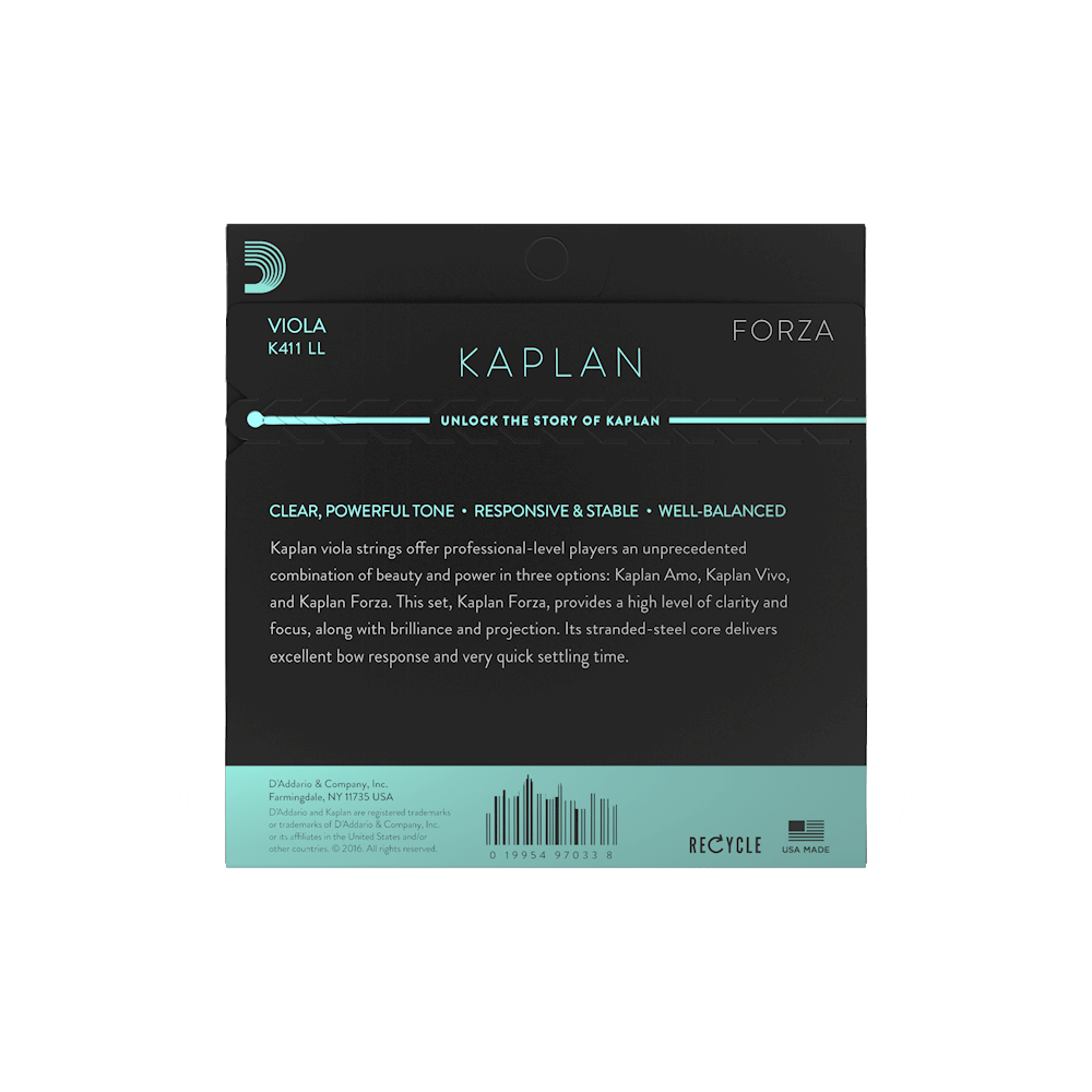 d-addario-kaplan-forza-viola-a-saite-einzelsaite-long-scale-light-tension image 3