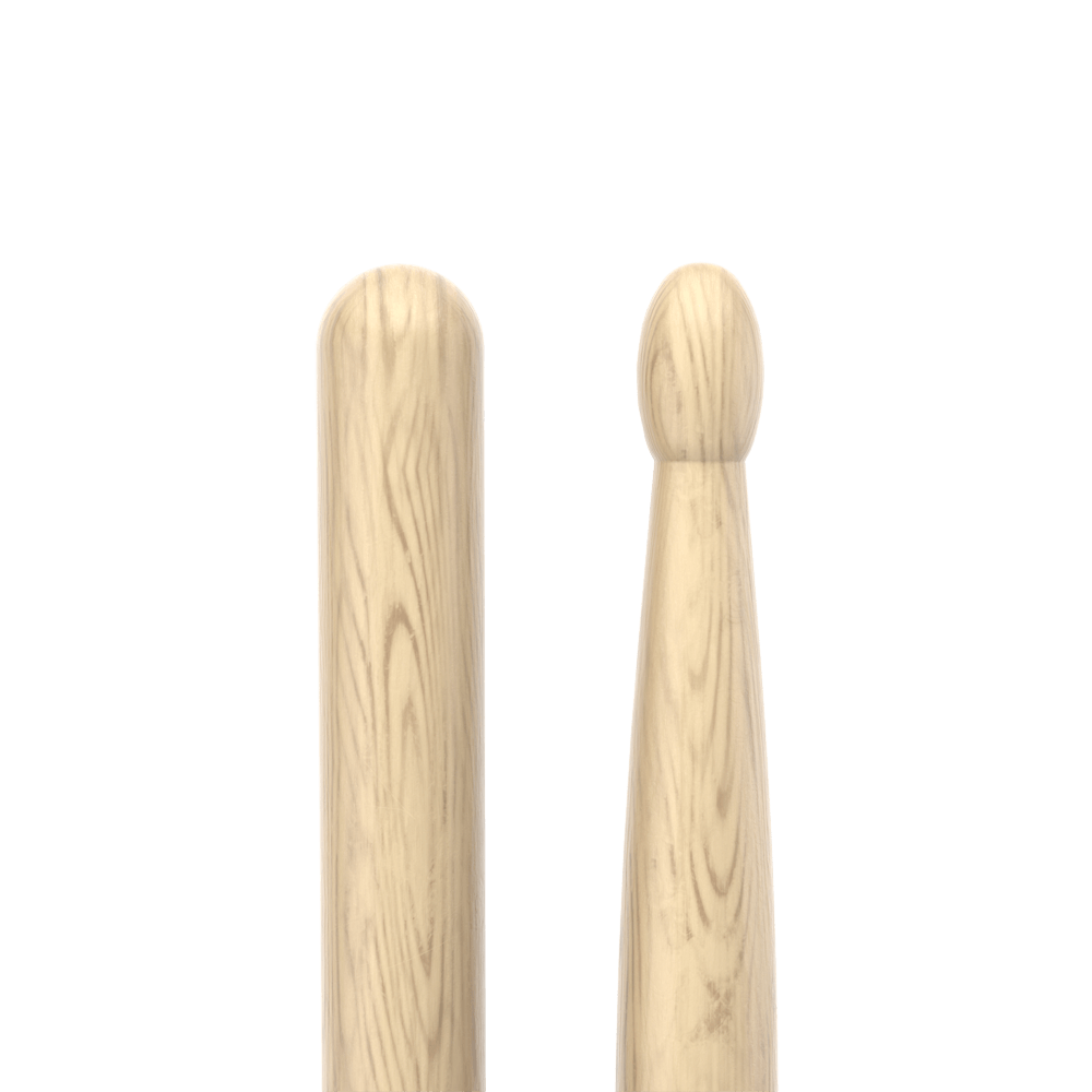 d-addario-promark-classic-attack-747b-shira-kashi-oak-drumsticks-oval-tip image 4