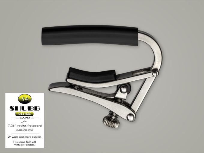 shubb-deluxe-kapo-edelstahl-f-r-radius-griffbrett-7-25-e-gitarre image 1