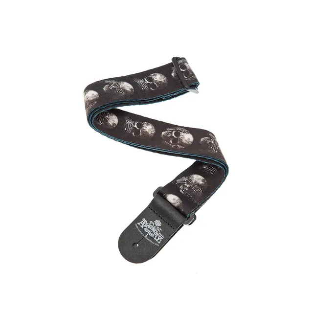 d-addario-alchemy-gitarrengurt-muted-skulls-auto-lock image 1