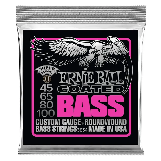 ernie-ball-super-slinky-coated-e-bass-saiten-45-100 image 1