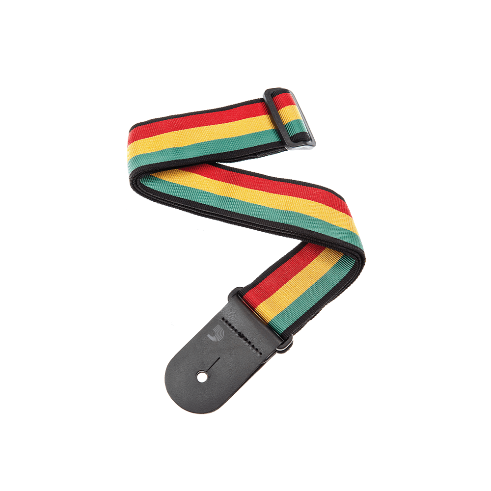 d-addario-woven-gitarrengurt-jamaica-gewebt image 1