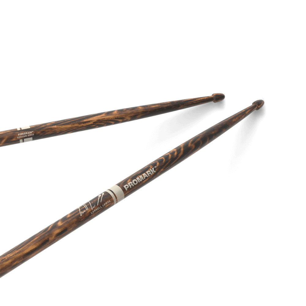 d-addario-larnell-lewis-signature-firegrain-hickory-drumsticks-wood-tip image 1