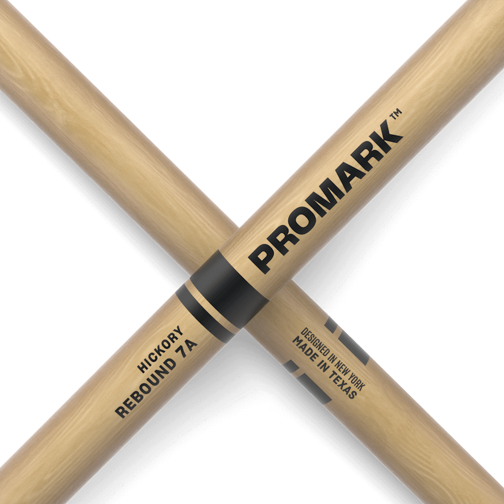 d-addario-rebound-7a-hickory-drumsticks-oval-nylon-tip image 5