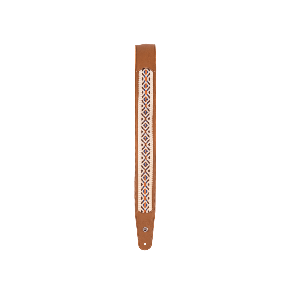d-addario-hybrid-leather-guitar-strap-desert-ledergitarrengurt-gewebt image 3