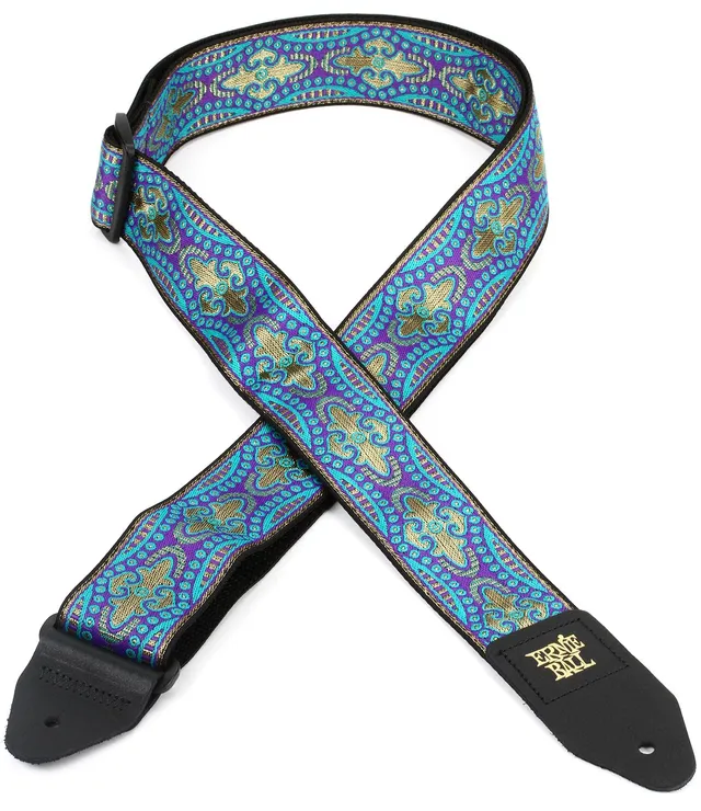ernie-ball-klassischer-jacquard-gitarrengurt-bassgurt image 1