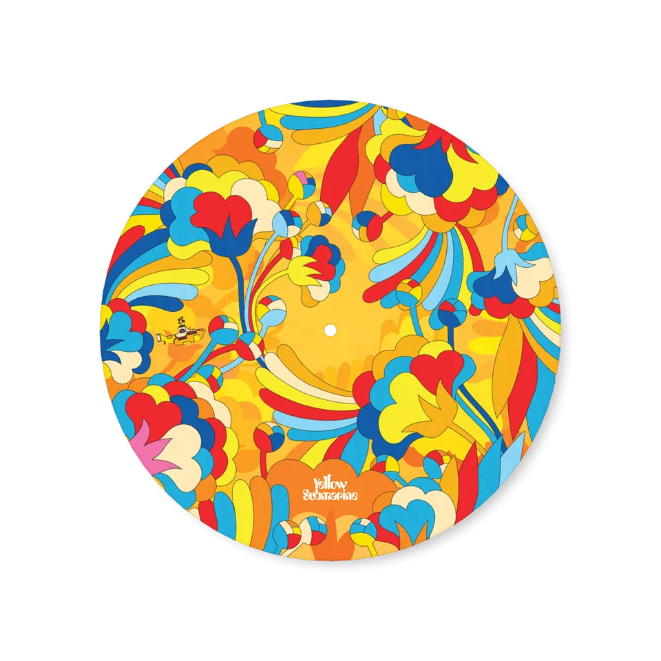 d-addario-beatles-yellow-submarine-plattenteller-matte-aus-filz image 1
