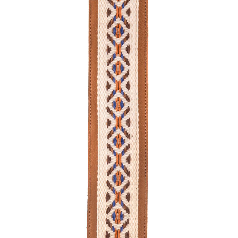d-addario-hybrid-leather-guitar-strap-desert-ledergitarrengurt-gewebt image 2