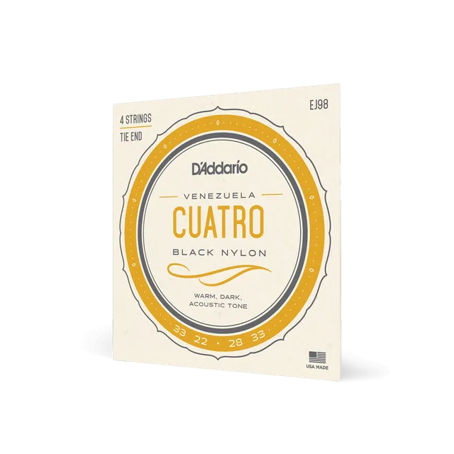 d-addario-ej98-cuatro-saiten-venezuela-4-saitig-black-nylon image 1