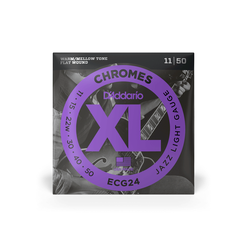 d-addario-xl-chromes-11-50-e-gitarren-saiten-jazz-light-flatwound image 4
