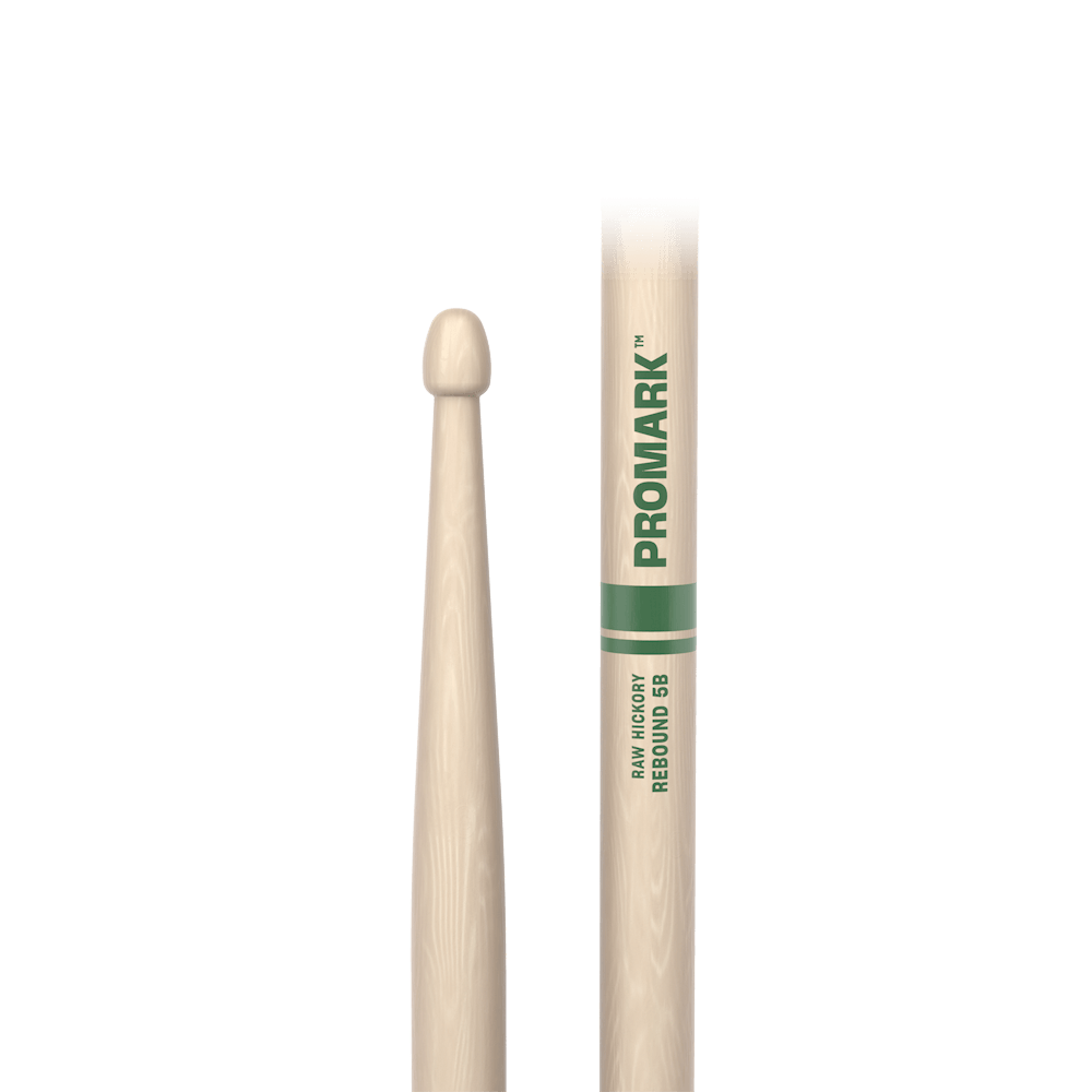 d-addario-promark-rebound-5b-raw-hickory-drumstick-acorn-wood-tip image 2