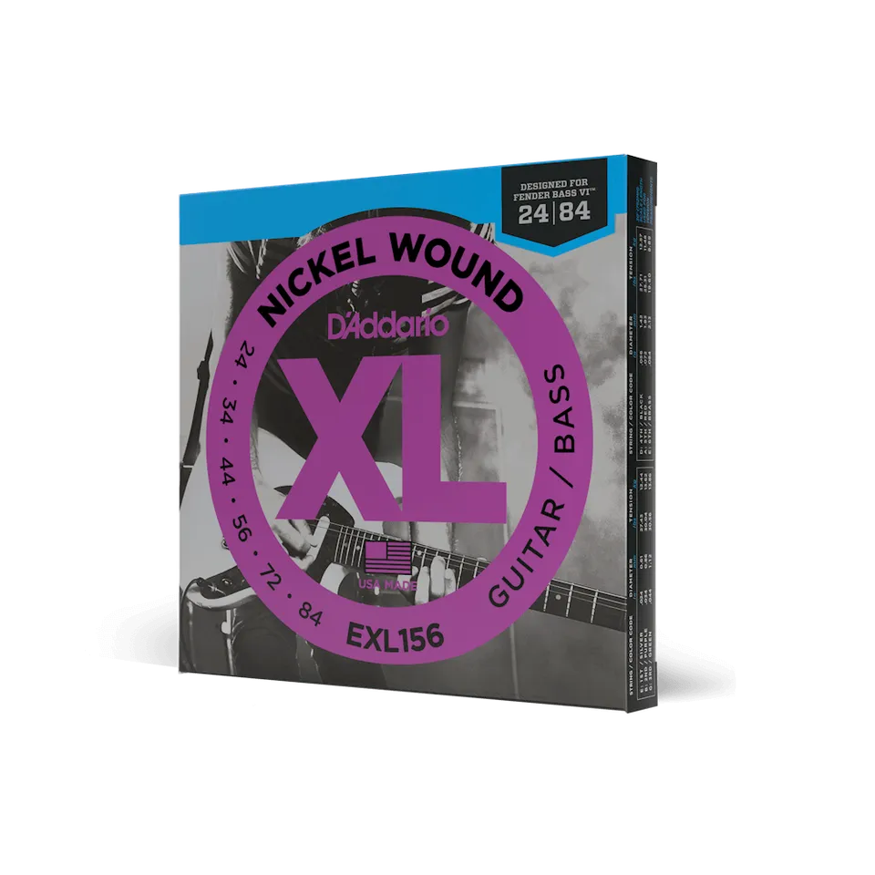 d-addario-xl-nickel-24-84-f-r-fender-bass-vi-e-gitarrensaiten image 1