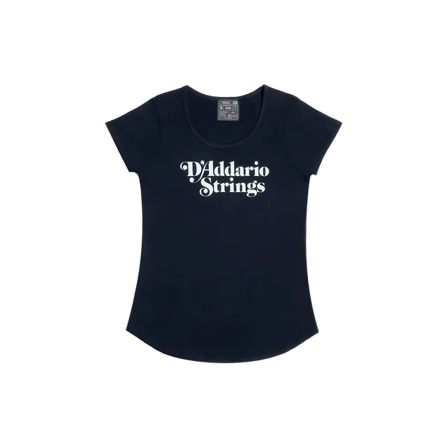 d-addario-1978-logo-damen-t-shirt-regular-fit-scoop-neck image 1