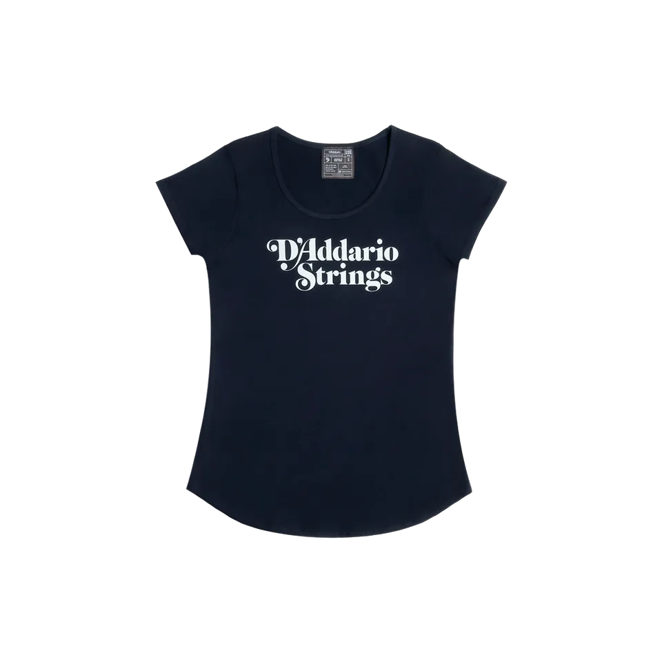 d-addario-1978-logo-damen-t-shirt-regular-fit-scoop-neck image 1