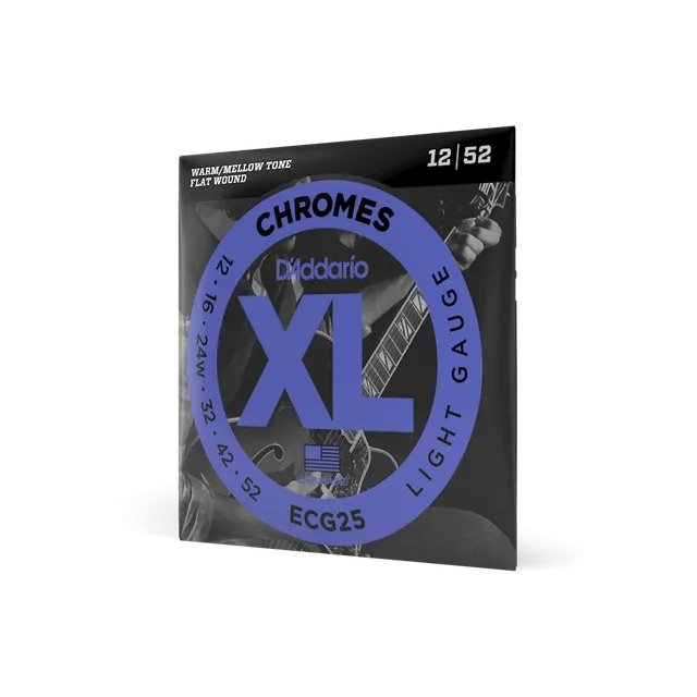 d-addario-xl-chromes-e-gitarren-saiten-light-12-52-flatwound image 1