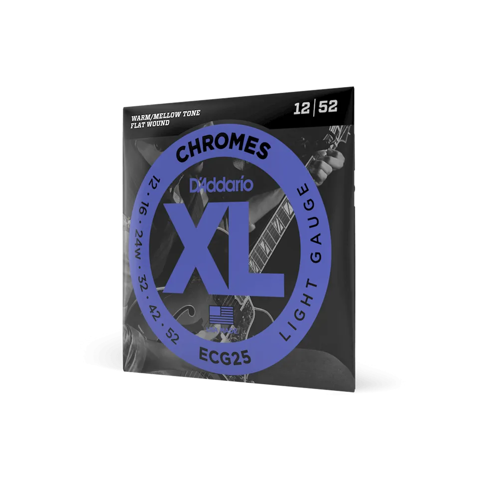 d-addario-xl-chromes-e-gitarren-saiten-light-12-52-flatwound image 1