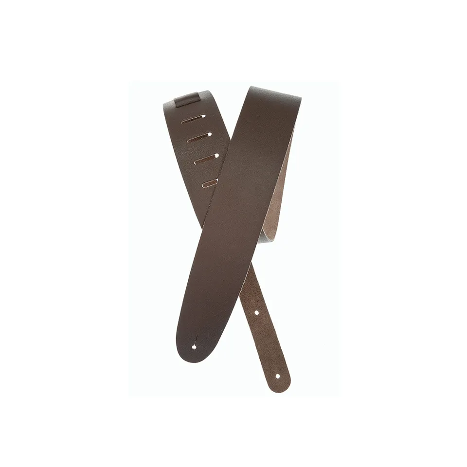 d-addario-basic-leather-guitar-strap-ledergurt-schwarz image 1