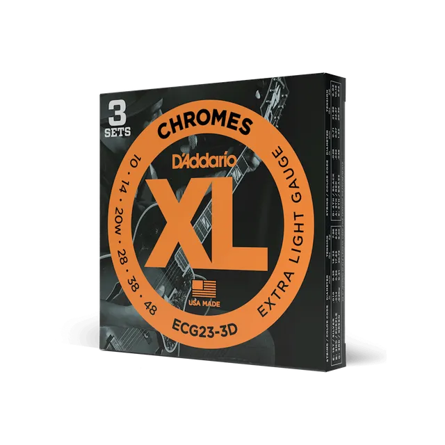 d-addario-xl-chromes-e-gitarrensaiten-10-48-extra-light-flatwound image 1