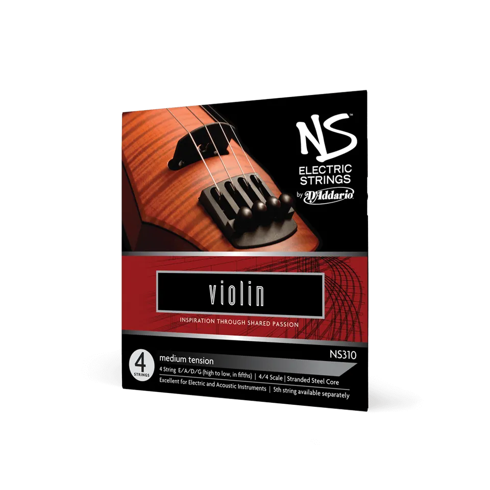 d-addario-ns-electric-violin-saitensatz-4-4-medium-tension image 1