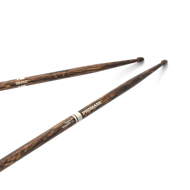 d-addario-promark-rebound-7a-firegrain-hickory-drumsticks-mit-acorn-wood-tip image 1