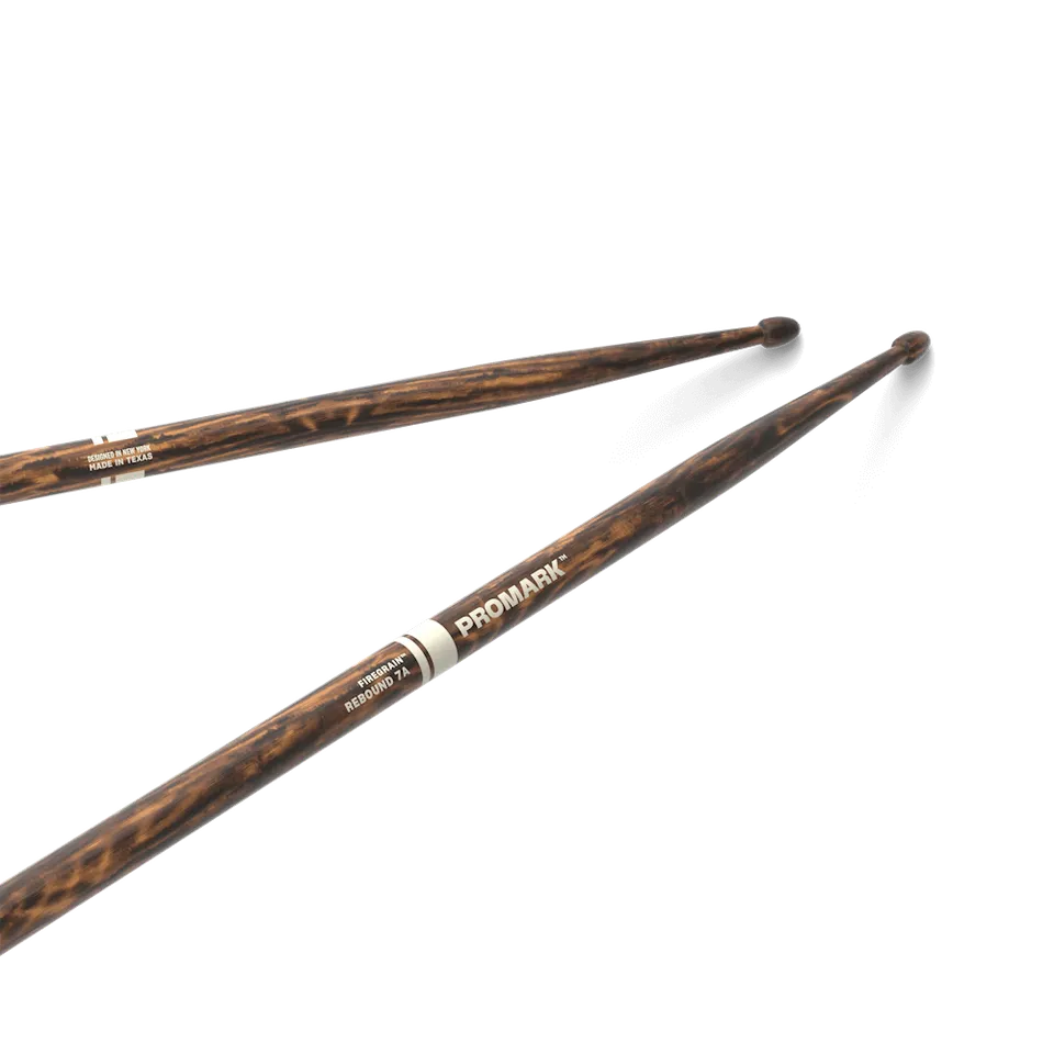 d-addario-promark-rebound-7a-firegrain-hickory-drumsticks-mit-acorn-wood-tip image 1