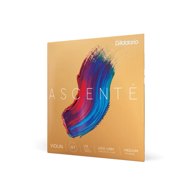 d-addario-ascent-violin-string-set-1-8-medium-geigensatz image 1