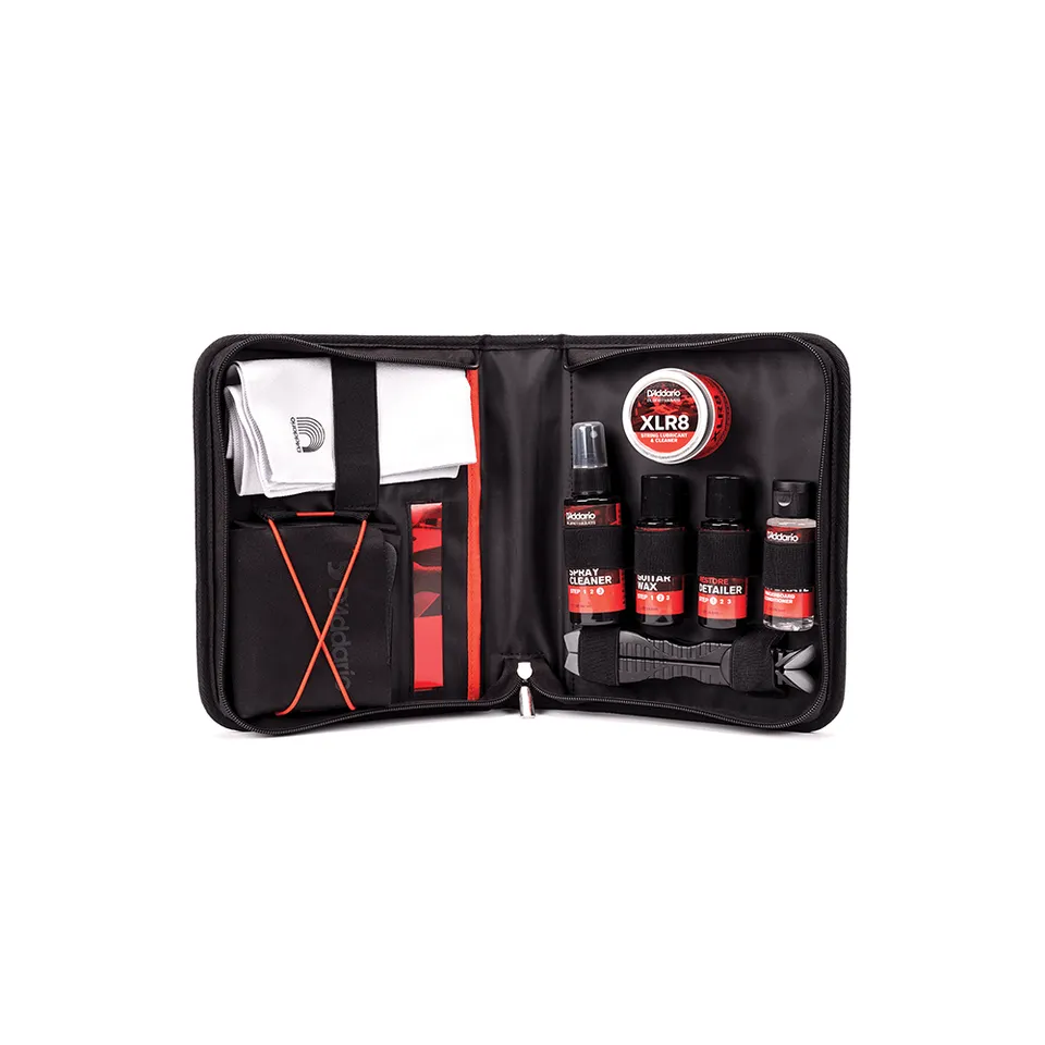 d-addario-instrument-care-kit-pflege-set-f-r-gitarre-und-bass-mit-koffer image 1