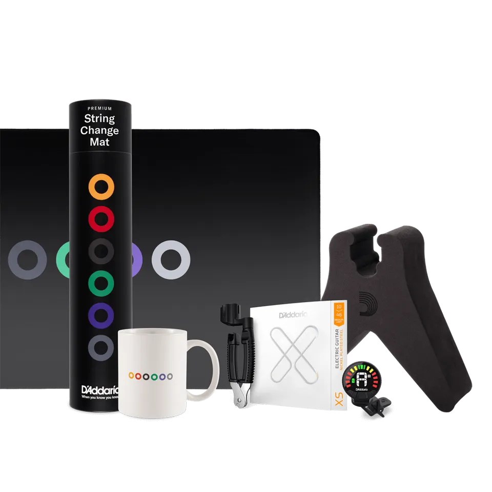 d-addario-xs-electric-10-46-saiten-wechsel-bundle-mit-matte-halsauflage-stimmger image 1