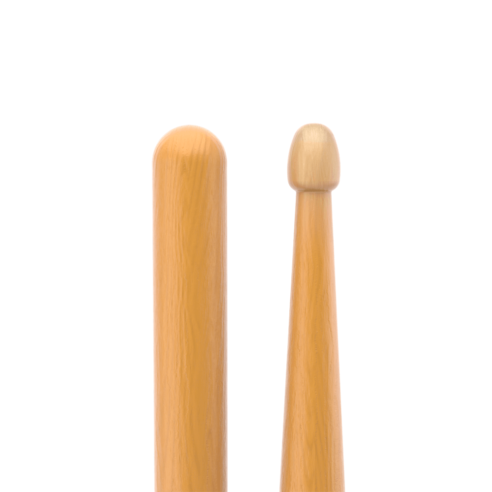 promark-rebound-5b-activegrip-clear-hickory-drumsticks-acorn-wood-tip image 4