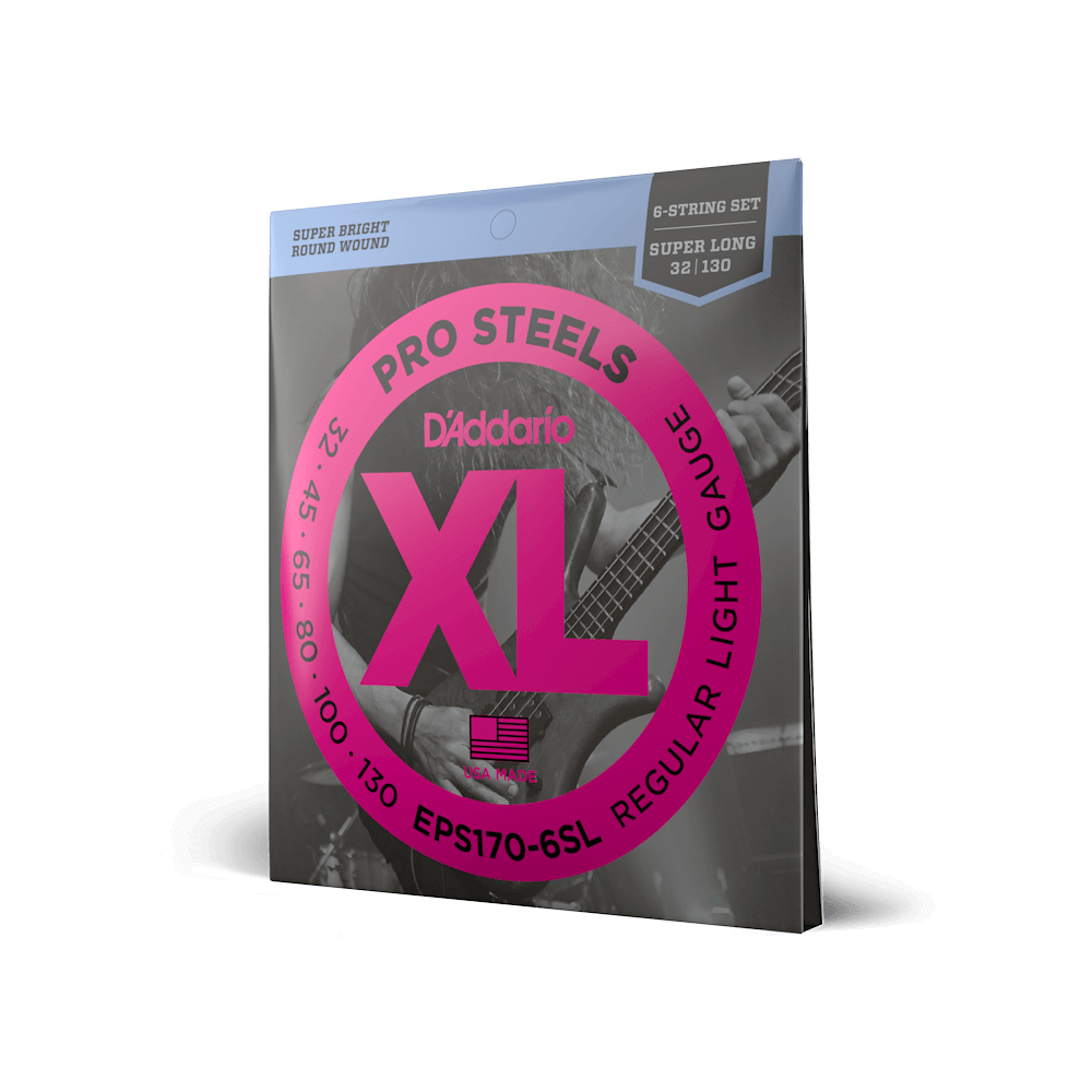d-addario-xl-prosteels-32-130-6-saiter-bass-saiten-super-long-scale image 1