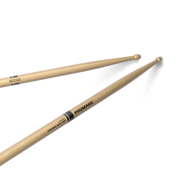 d-addario-rebound-5ab-long-hickory-drumsticks-mit-acorn-wood-tip image 1