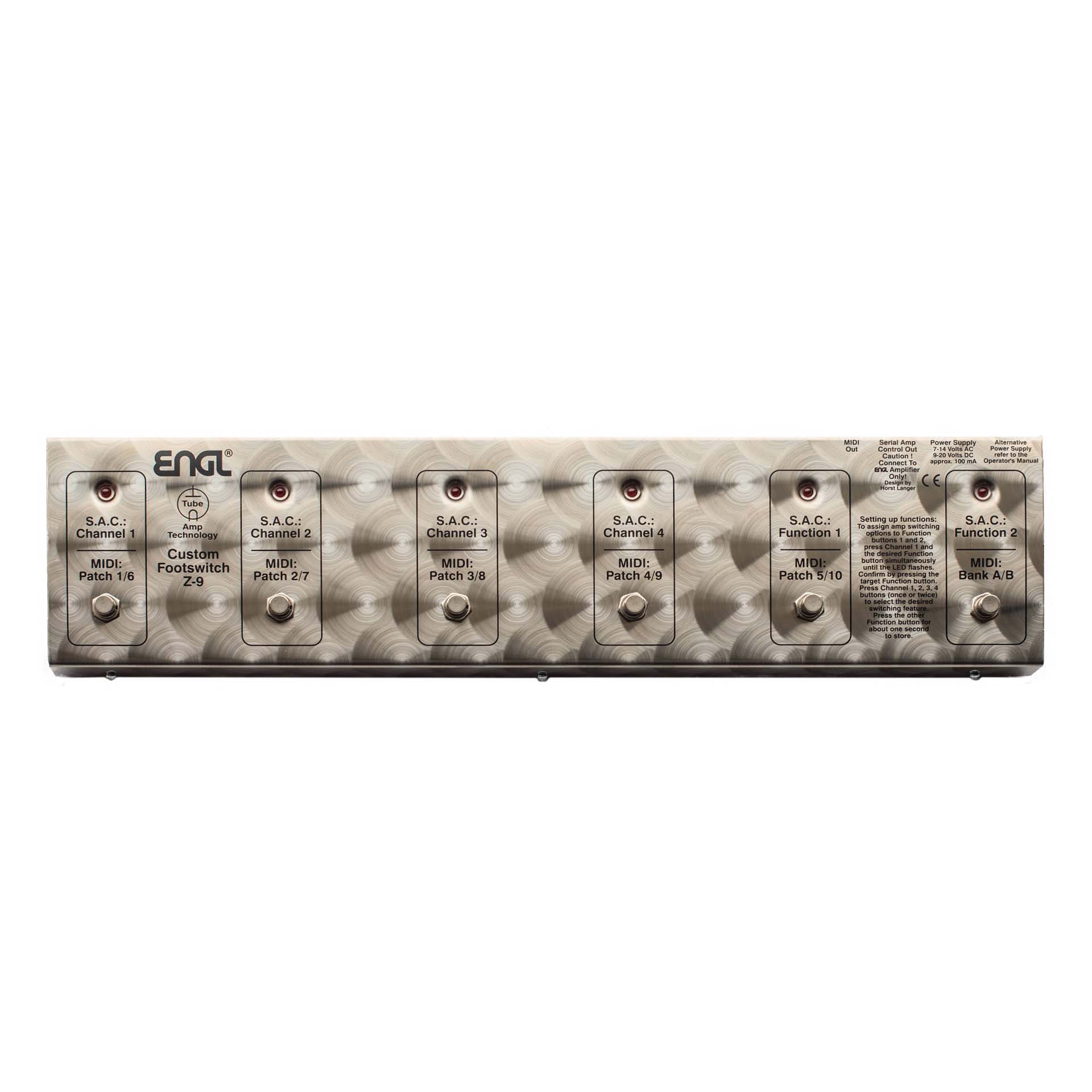 engl-z9-footswitch-midi-s-a-c-controller-mit-kabel-f-r-amp image 1