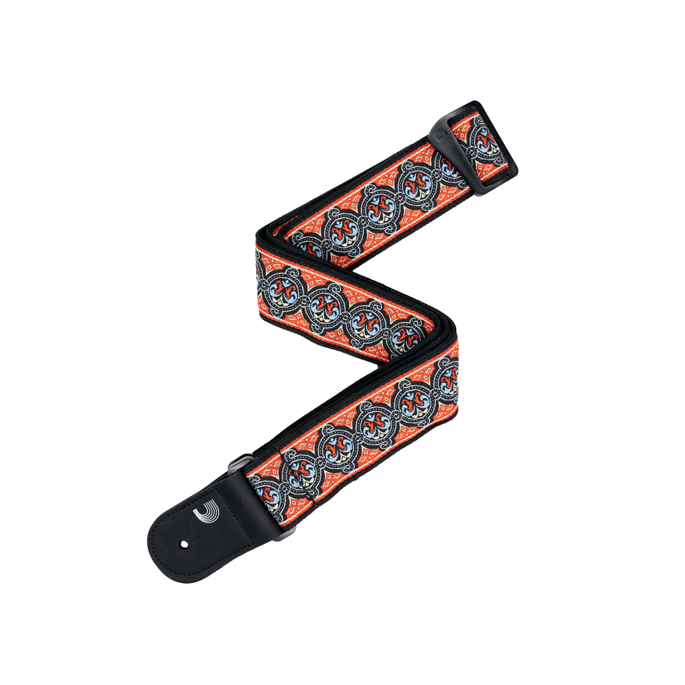 d-addario-eco-woven-gitarrengurt-orange image 1