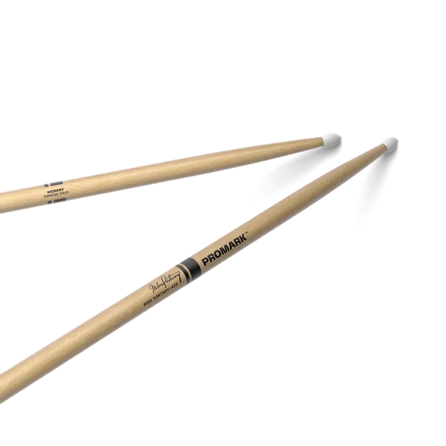 promark-mike-portnoy-420-hickory-drumsticks-nylon-tip image 1