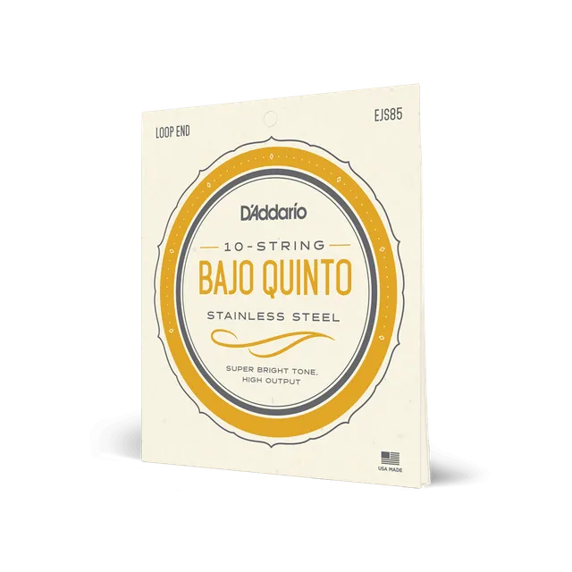 d-addario-bajo-quinto-saiten-10-saitig-edelstahl-stainless-steel image 1