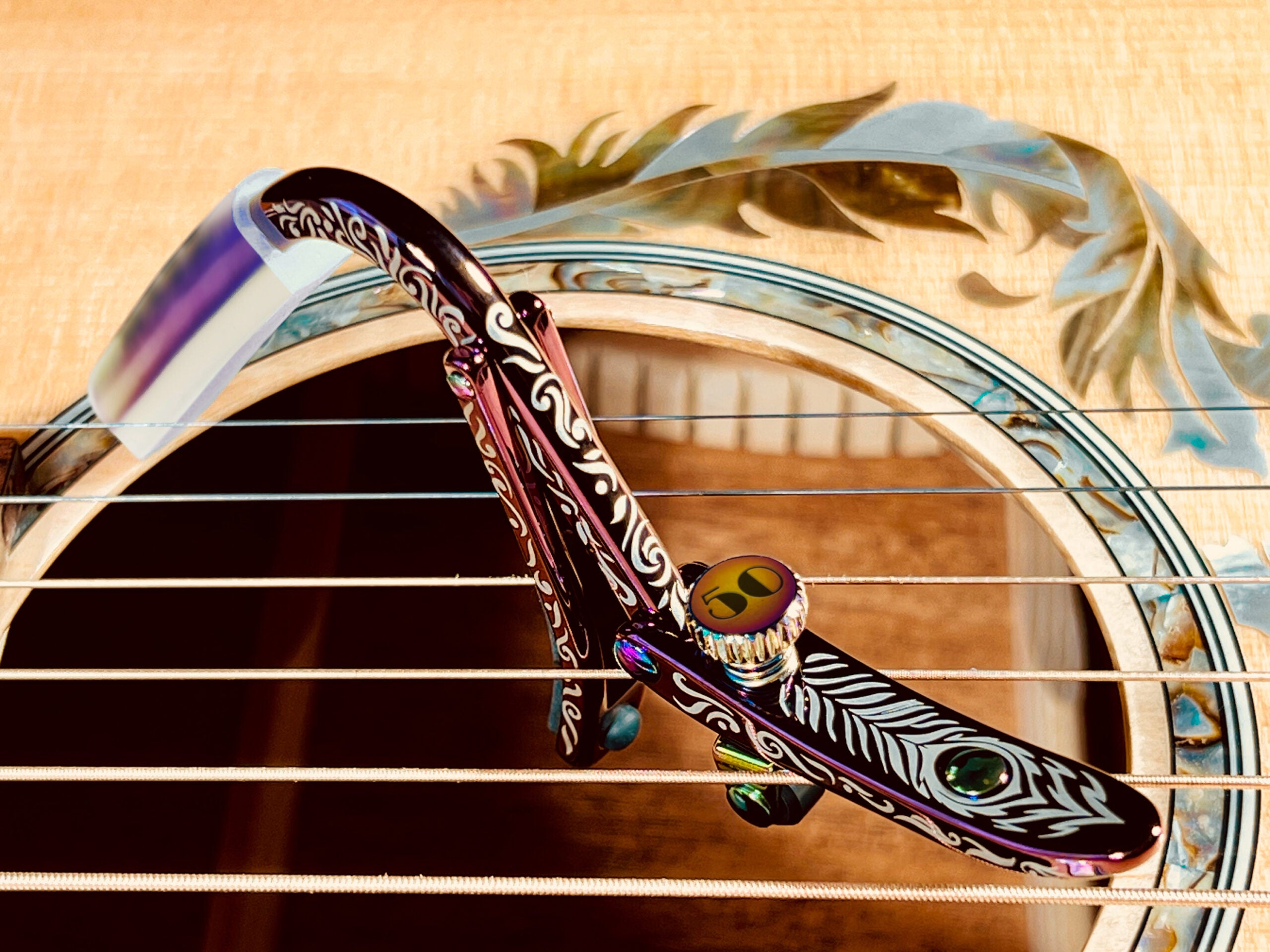 shubb-violet-sky-steel-string-kapo-titan-finish image 3