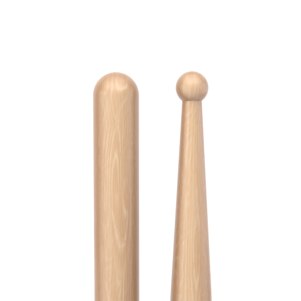 promark-by-d-addario-finesse-2b-long-maple-drumsticks-small-round-wood-tip image 4