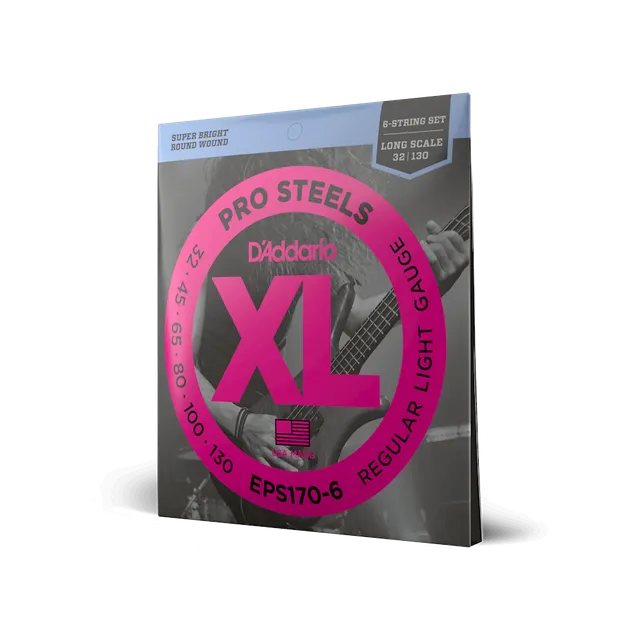d-addario-xl-prosteels-bass-saiten-32-130-regular-light-6-string-long-scale image 1