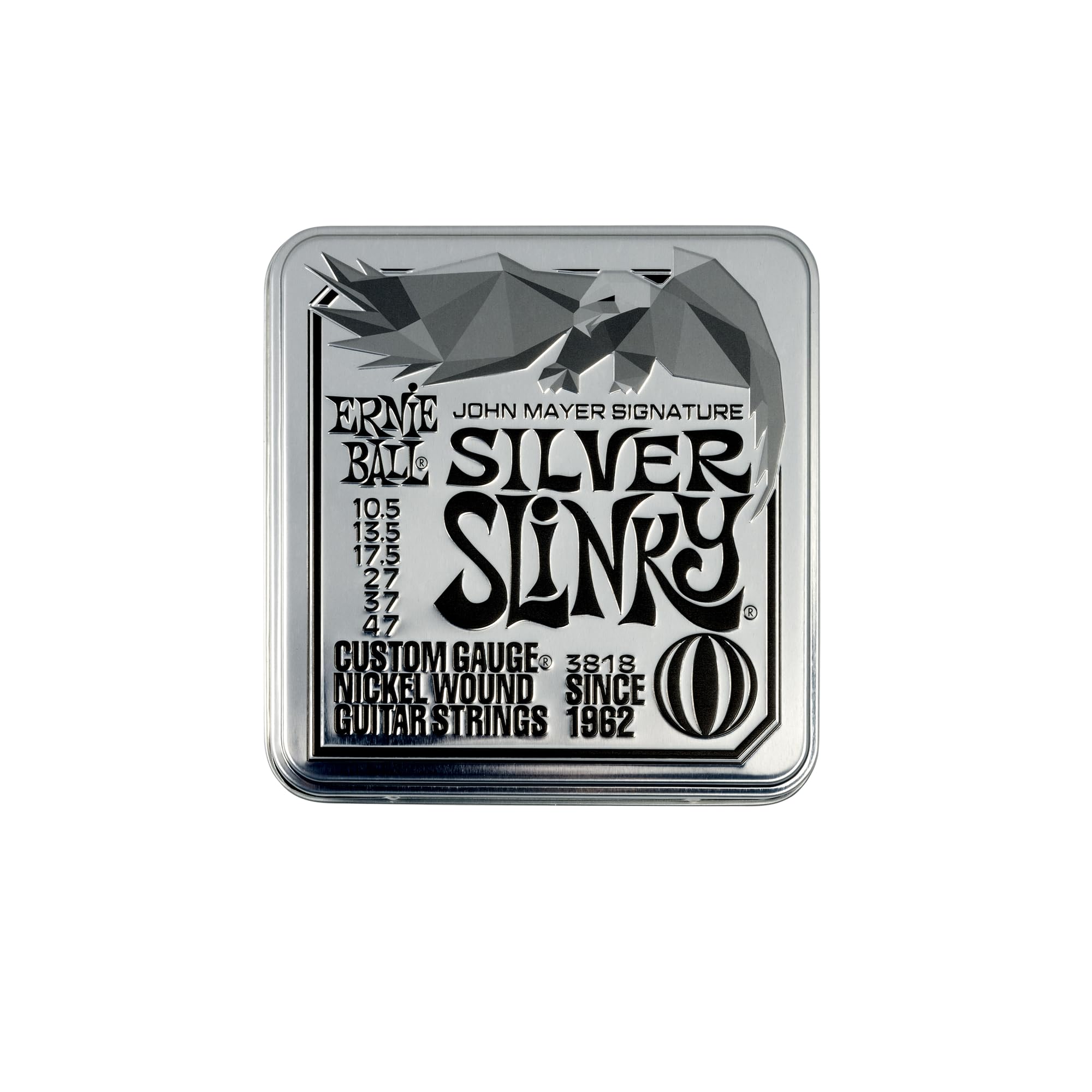 ernie-ball-john-mayer-silver-slinky-e-gitarrensaiten-10-5-47-nickel-wound image 4
