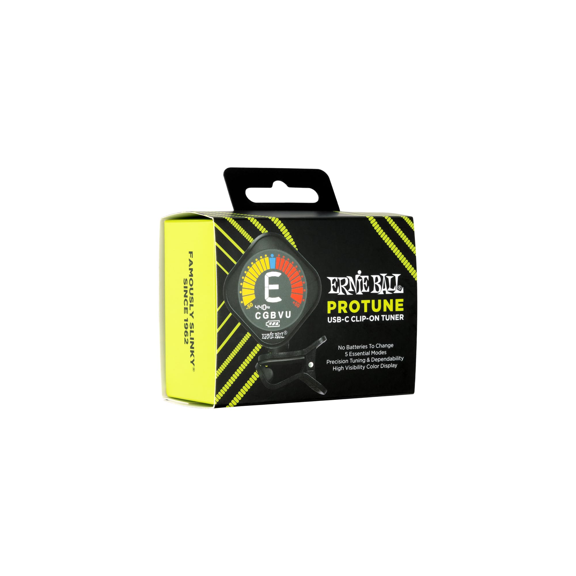 ernie-ball-protune-usb-c-clip-on-tuner image 2