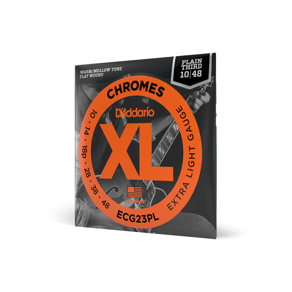 d-addario-xl-chromes-ecg23-e-gitarren-saiten-10-48-extra-light-flatwound image 1